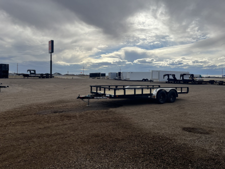 New 2026 PJ 83"x18' Tandem Axle Utility Trailer - UL