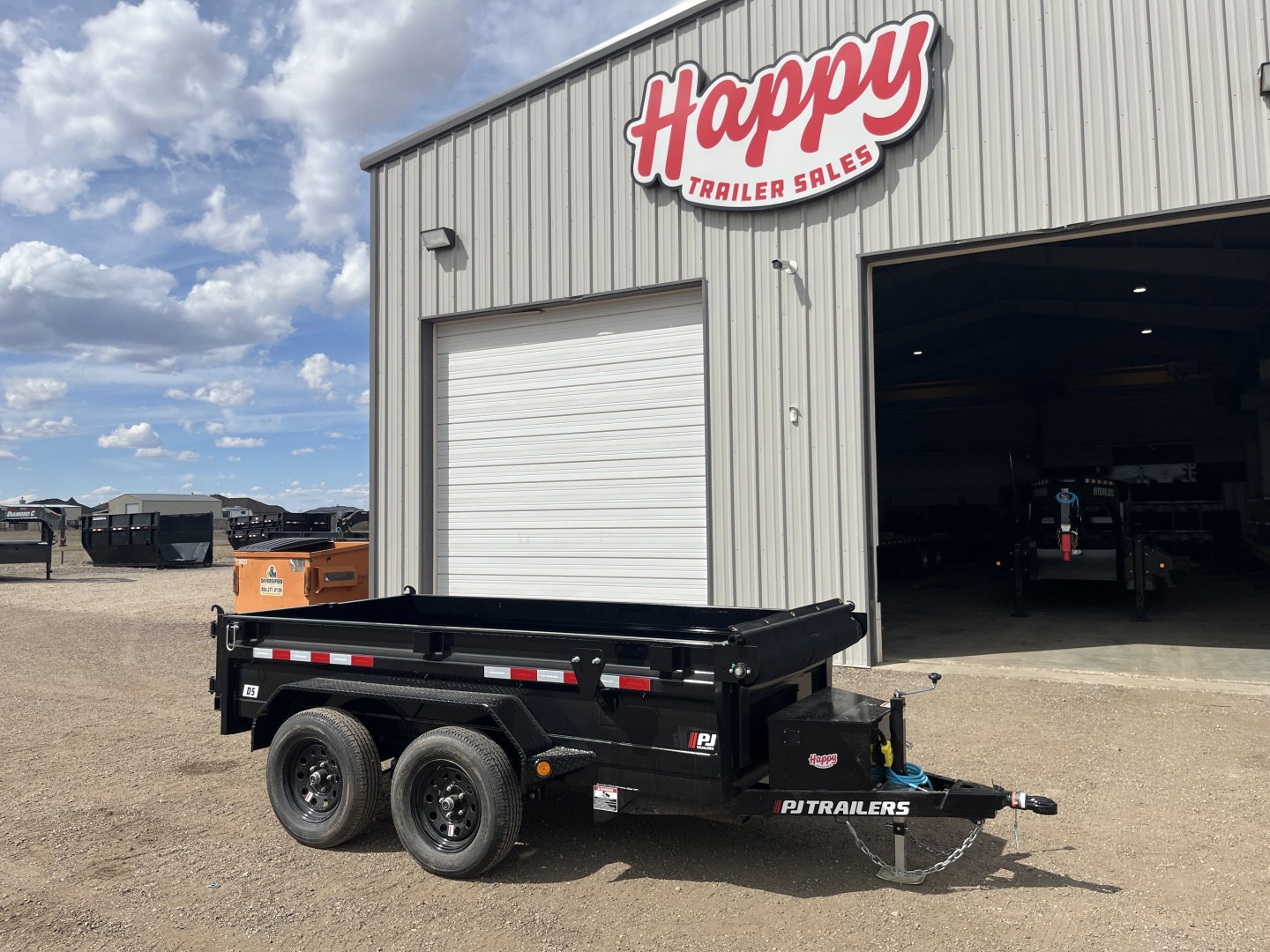 New 2026 PJ 60"x10' Tandem Axle Utility Dump Trailer w/ 18" Sides – D5