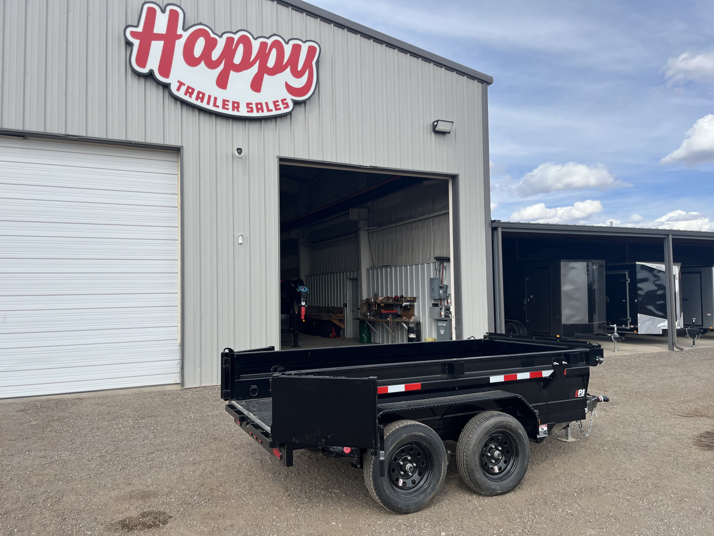 New 2026 PJ 60"x10' Tandem Axle Utility Dump Trailer w/ 18" Sides – D5