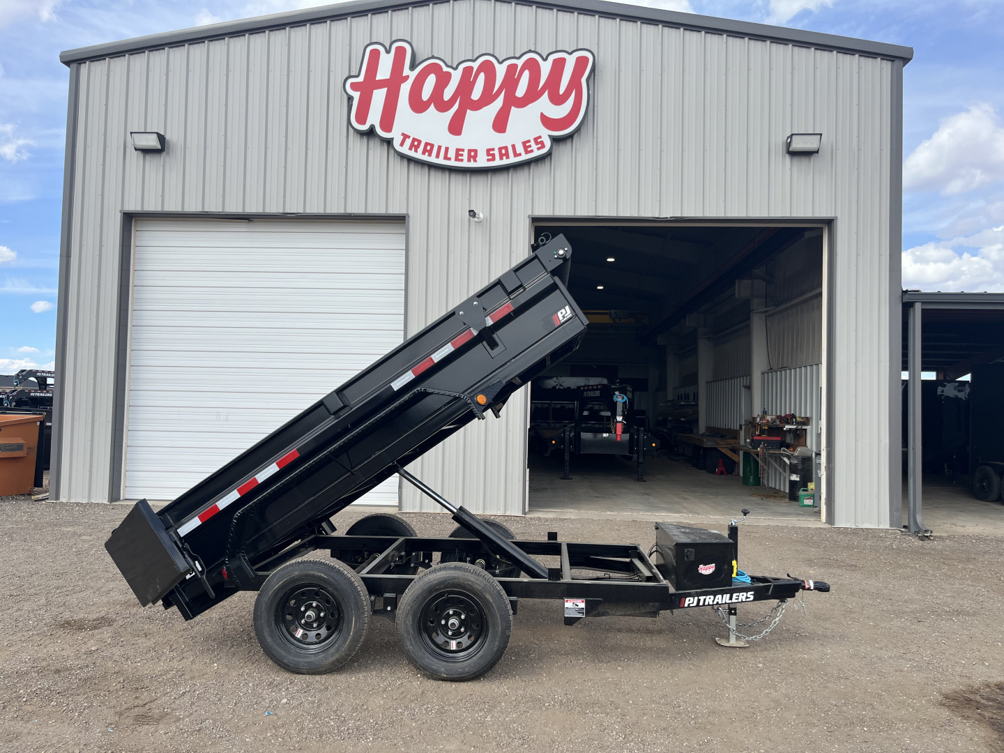 New 2026 PJ 60"x10' Tandem Axle Utility Dump Trailer w/ 18" Sides – D5