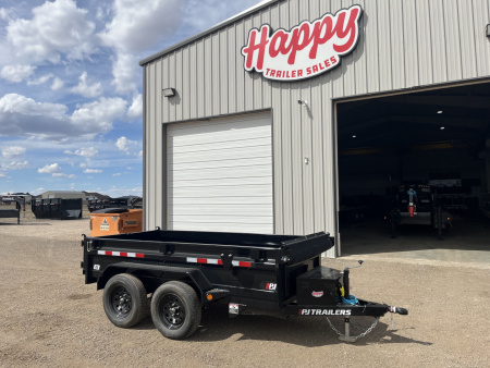 New 2026 PJ 60"x10' Tandem Axle Utility Dump Trailer w/ 18" Sides – D5