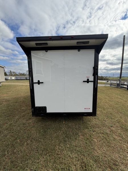 New 2026 South River 7x16TA 7' Tall .080 PolyCor Blackout Package Rear Wing Spoiler Cargo / Enclosed Trailer