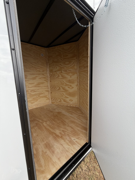 New 2026 South River 7x16TA 7' Tall .080 PolyCor Blackout Package Rear Wing Spoiler Cargo / Enclosed Trailer