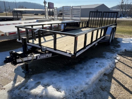New 2024 CornPro Trailers UT-20 L (5K) Utility Trailer