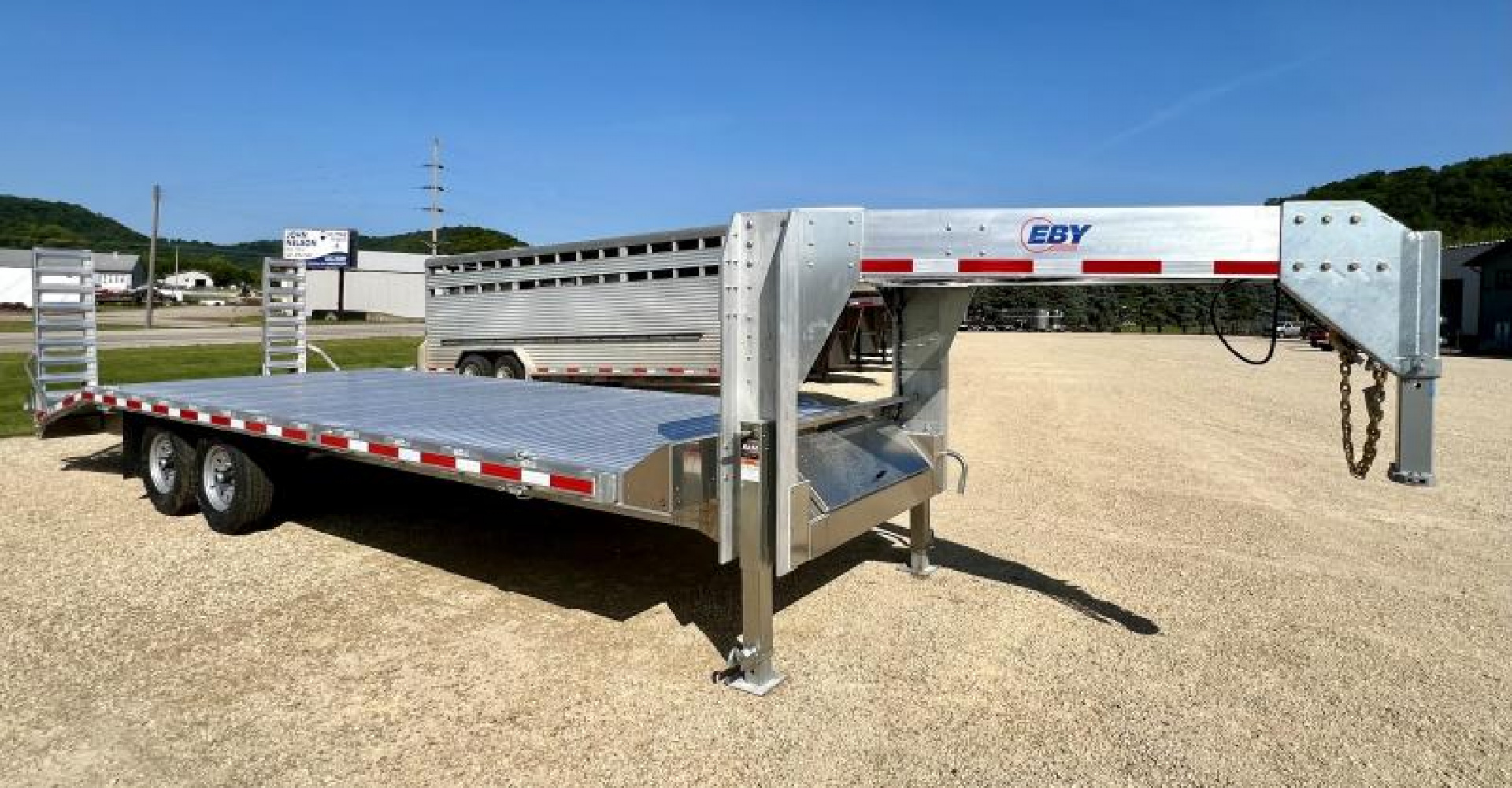 New 2024 EBY GN16K Flatbed Trailer