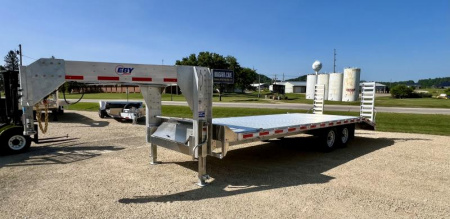 New 2024 EBY GN16K Flatbed Trailer