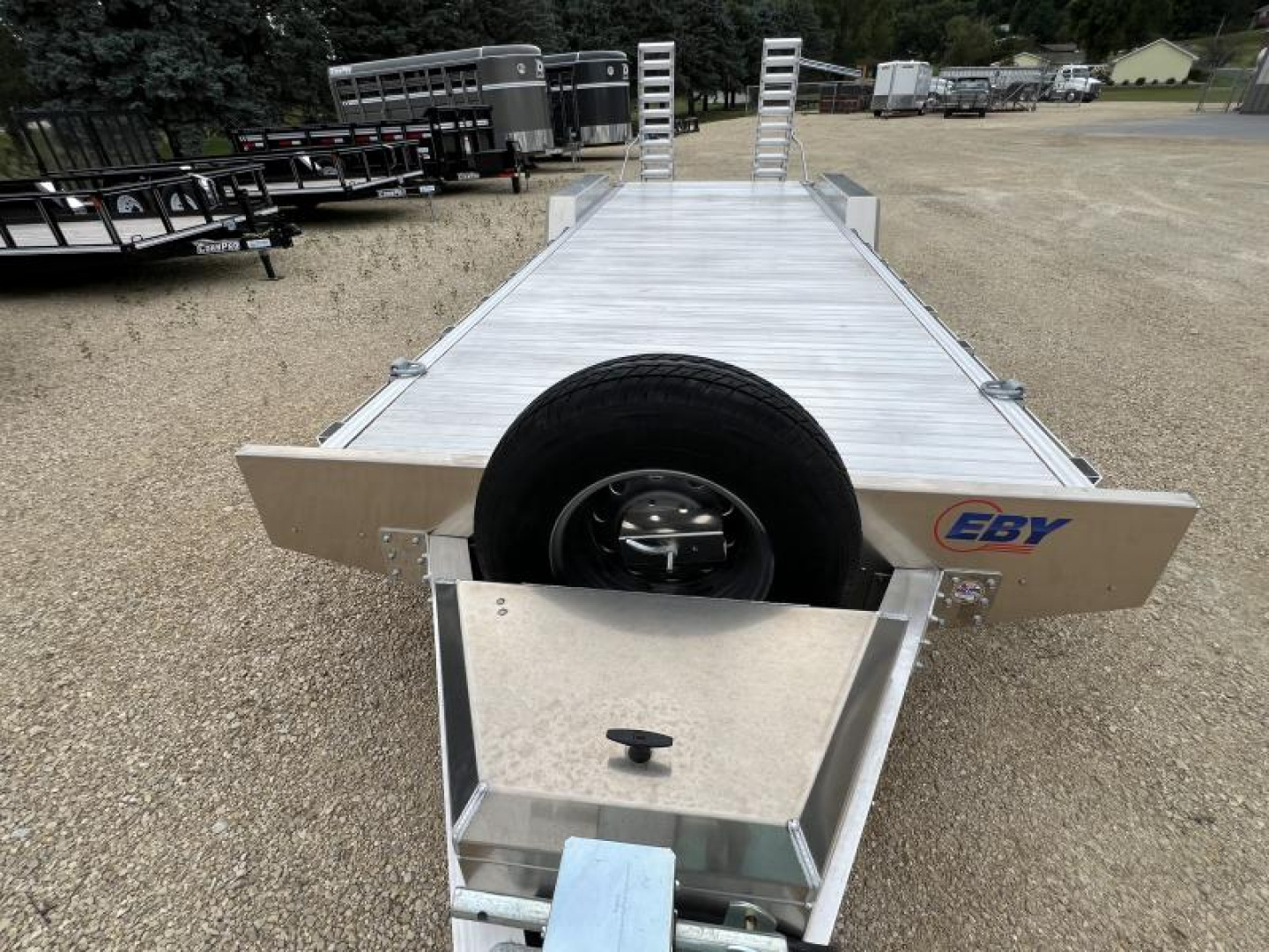 New 2024 EBY LP14K Flatbed Trailer