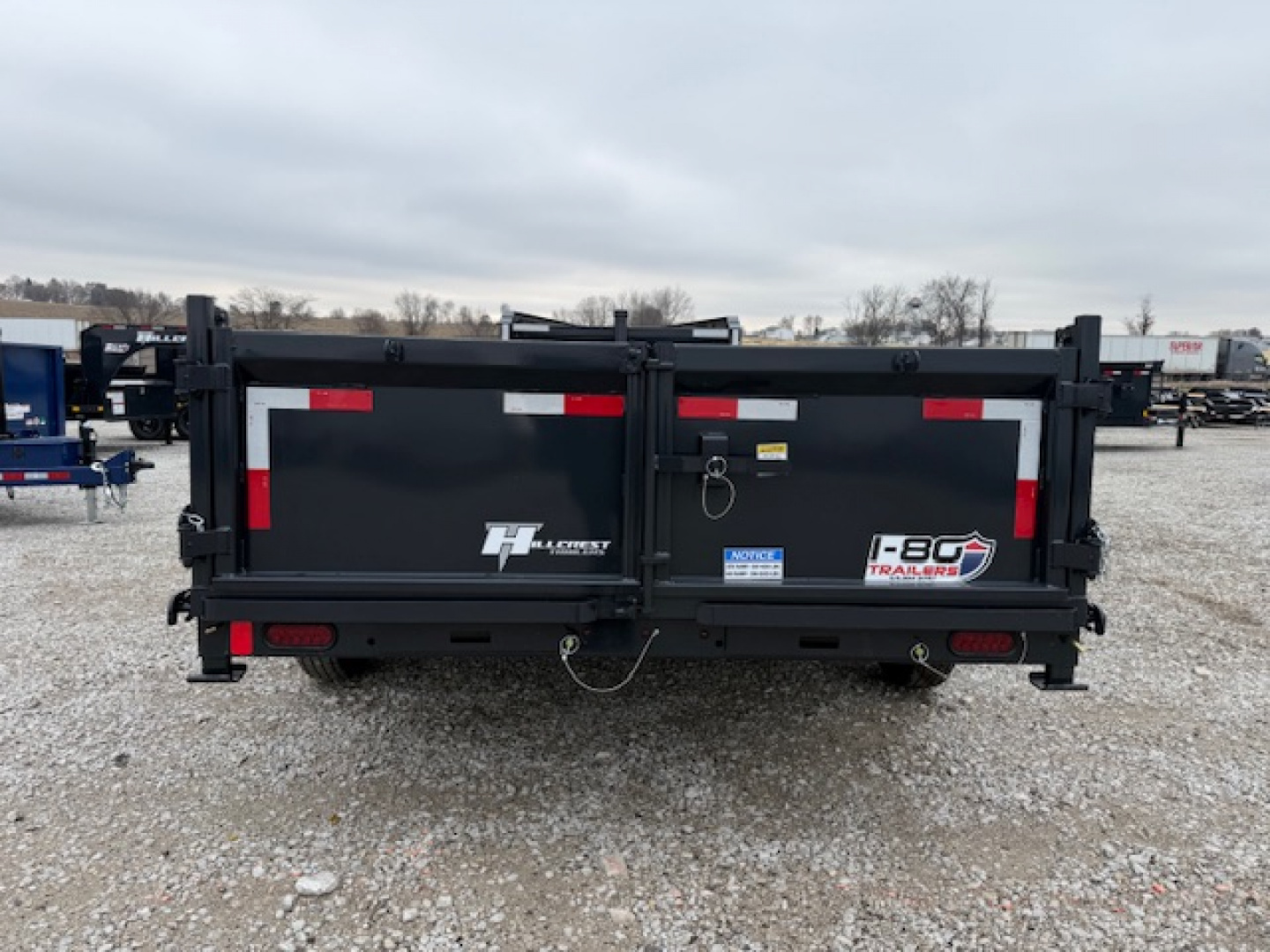 New 2026 Hillcrest 7'x16' 15.9k Gooseneck Dump Trailer