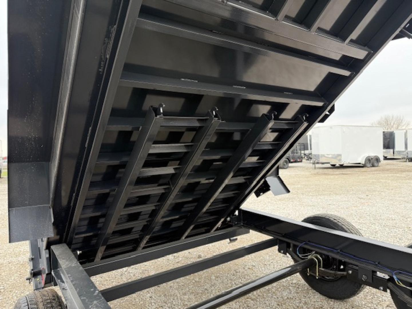 New 2026 Hillcrest 7'x16' 15.9k Gooseneck Dump Trailer