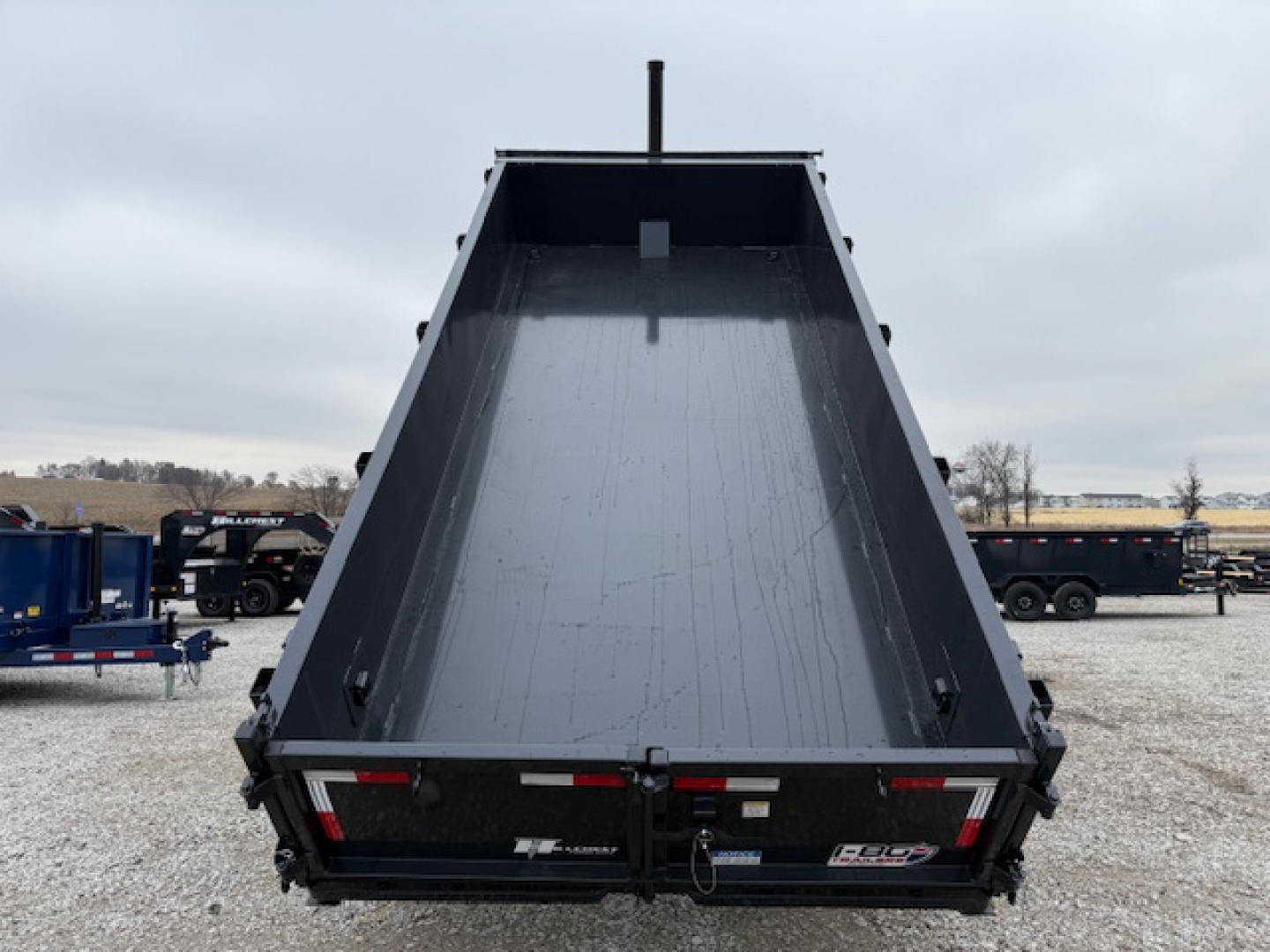 New 2026 Hillcrest 7'x16' 15.9k Gooseneck Dump Trailer