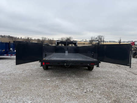 New 2026 Hillcrest 7'x16' 15.9k Gooseneck Dump Trailer