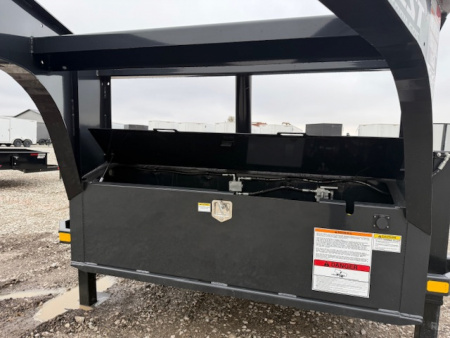 New 2026 Hillcrest 7'x16' 15.9k Gooseneck Dump Trailer