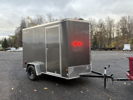 New 2026 WELLS CARGO 6x10 6'6  Interior Height Fasttrac Deluxe Cargo / Enclosed Trailer w/Ramp Door