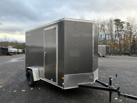 New 2026 WELLS CARGO 6x10 6'6  Interior Height Fasttrac Deluxe Cargo / Enclosed Trailer w/Ramp Door
