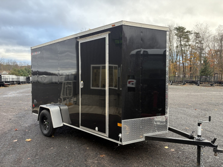 New 2026 Wells Cargo 6x12 6'6 Interior Height Fasttrac Deluxe Cargo / Enclosed Trailer w/Ramp Door
