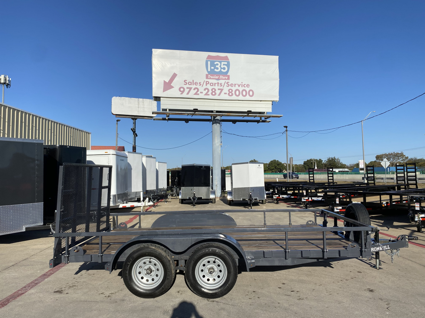 Used 2023 Iron Bull UTB 7x14 Utility Trailer