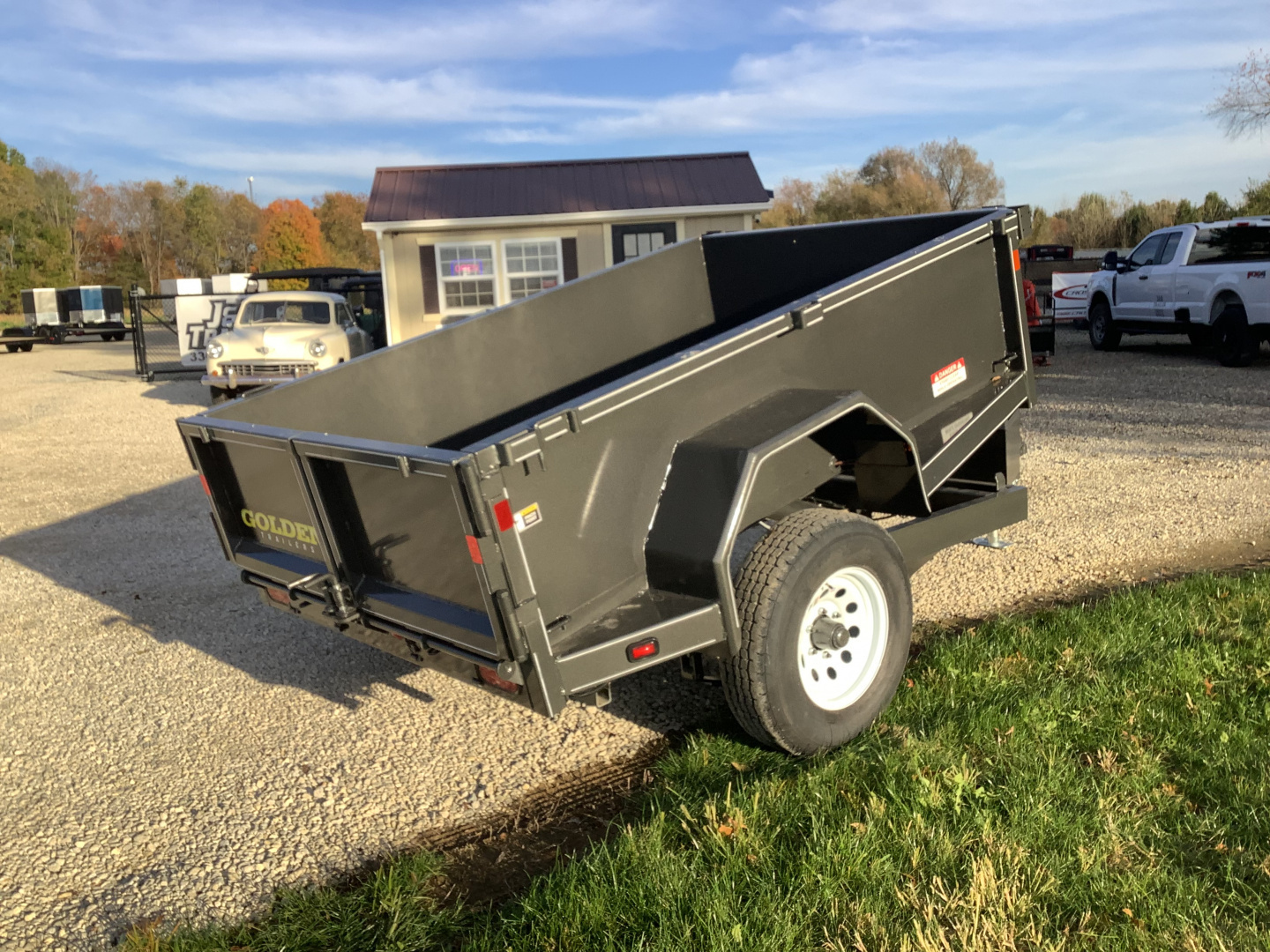 New 2026 Golden Trailers DB-8 SP 5x8 Dump Trailer (Corn Pro)