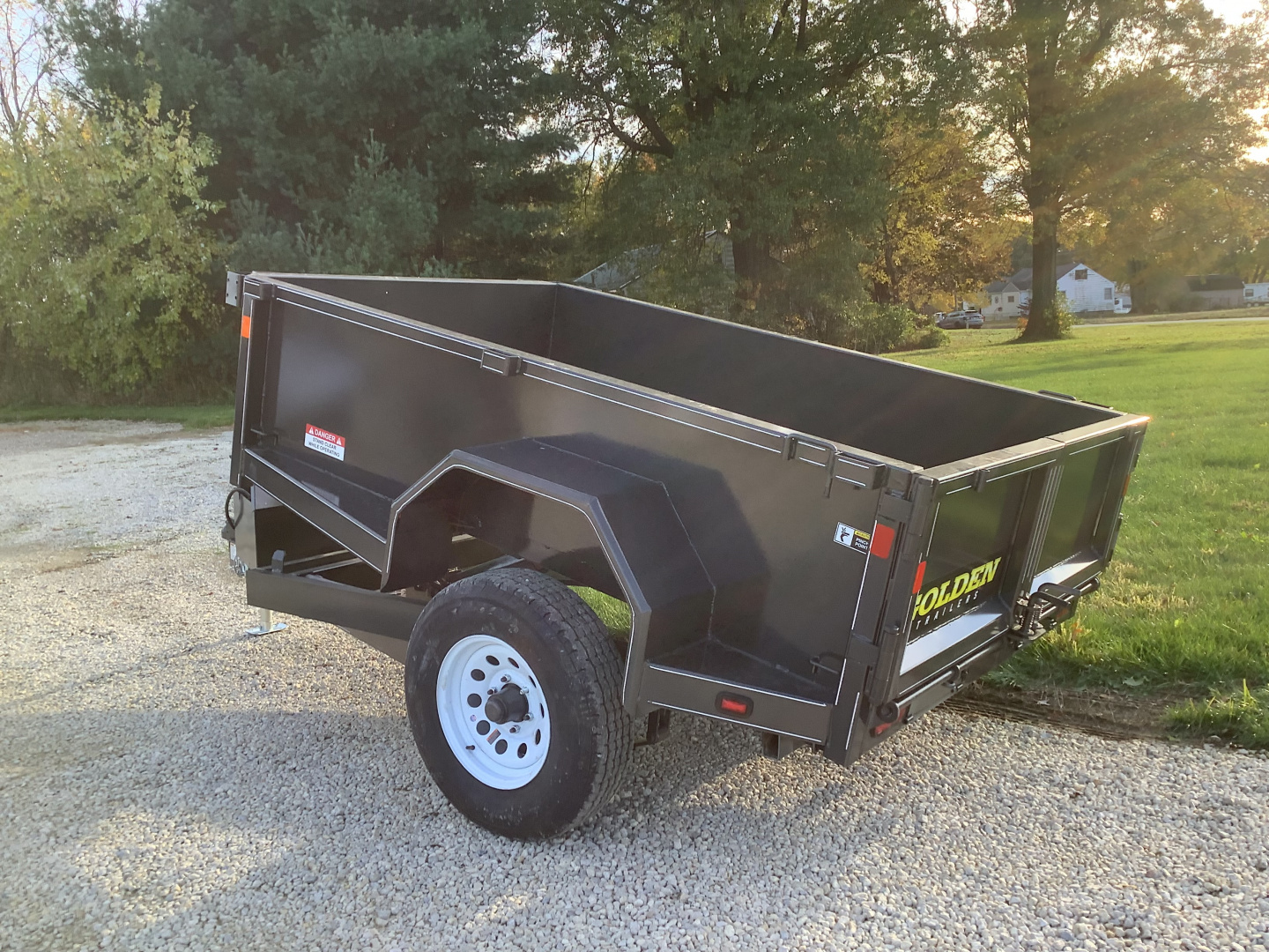 New 2026 Golden Trailers DB-8 SP 5x8 Dump Trailer (Corn Pro)