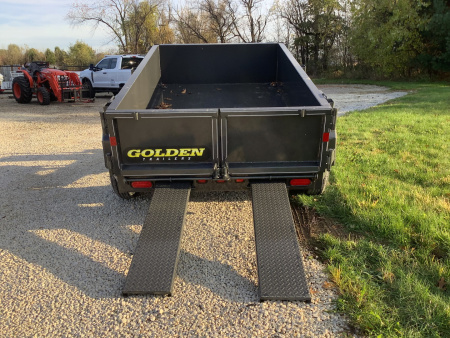 New 2026 Golden Trailers DB-8 SP 5x8 Dump Trailer (Corn Pro)