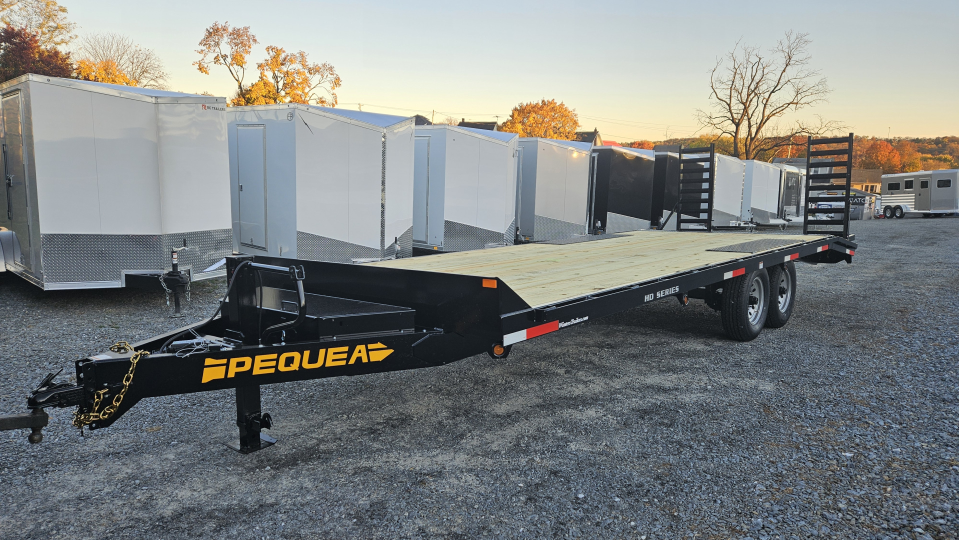 New 2025 Pequea Trailers HDDO 24 Deckover Trailer