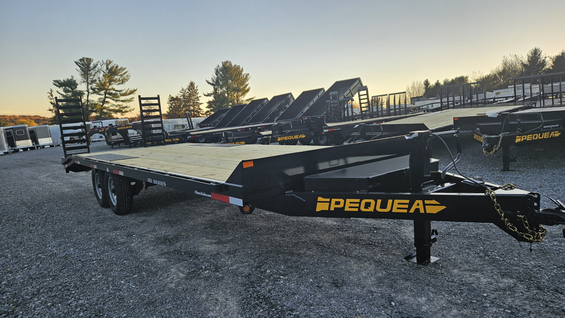 New 2025 Pequea Trailers HDDO 24 Deckover Trailer