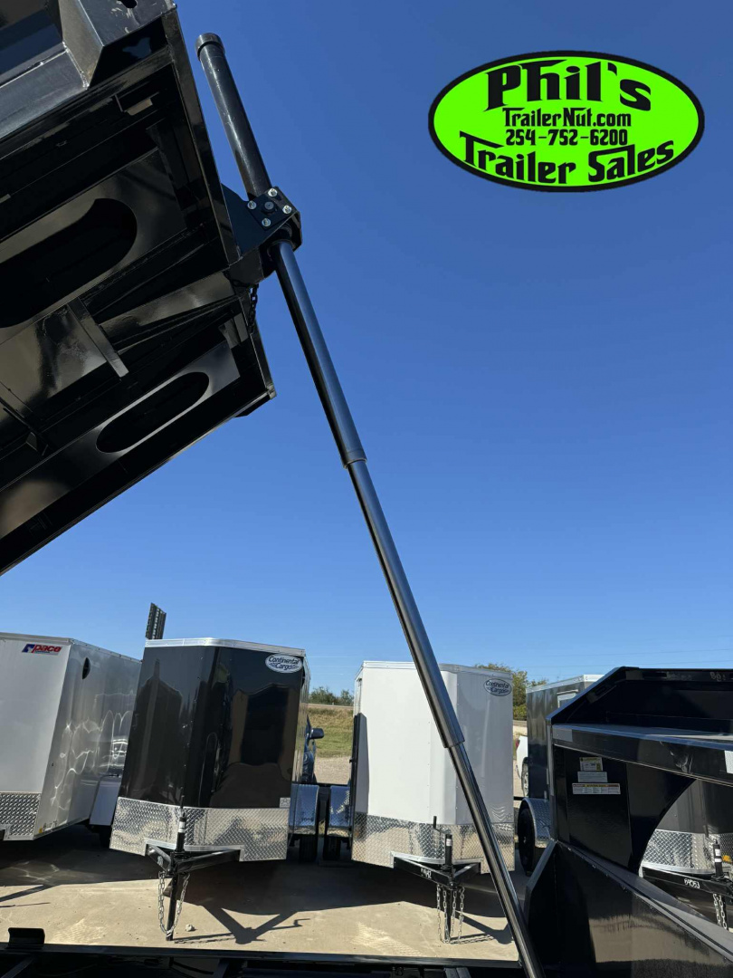 New 2026 Iron Bull 16' GOOSENECK DUMP TRAILER Dump Trailer TELESCOPIC LIFT NEW ALUMINUM RAMPS