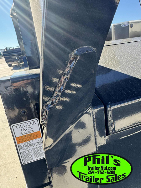 New 2026 Iron Bull 16' GOOSENECK DUMP TRAILER Dump Trailer TELESCOPIC LIFT NEW ALUMINUM RAMPS