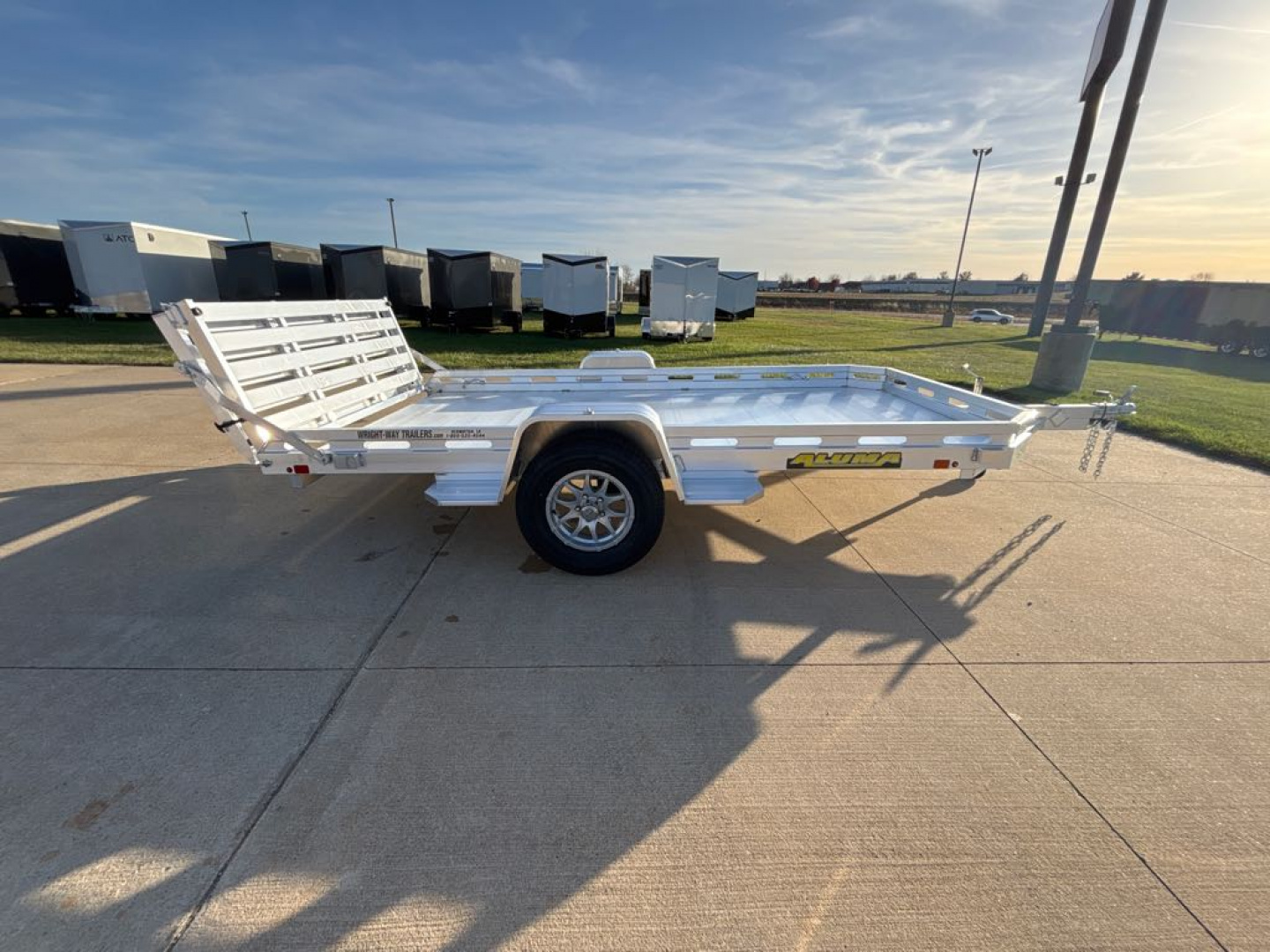 New 2026 Aluma 7712H-S-BT Utility Trailer