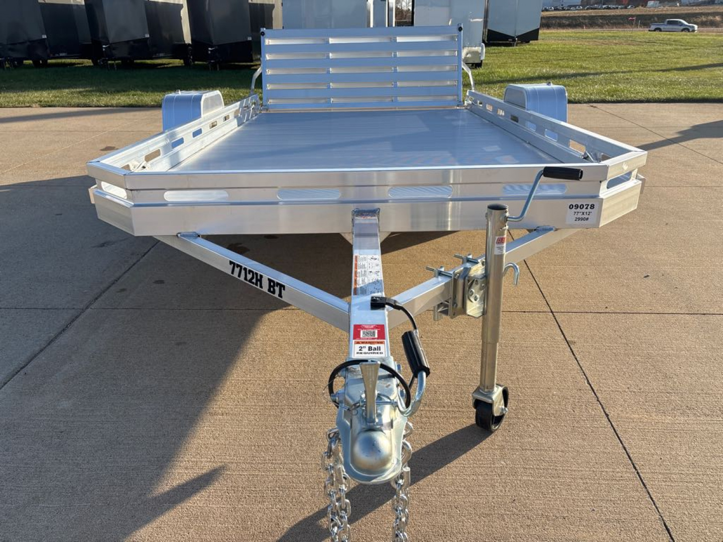 New 2026 Aluma 7712H-S-BT Utility Trailer