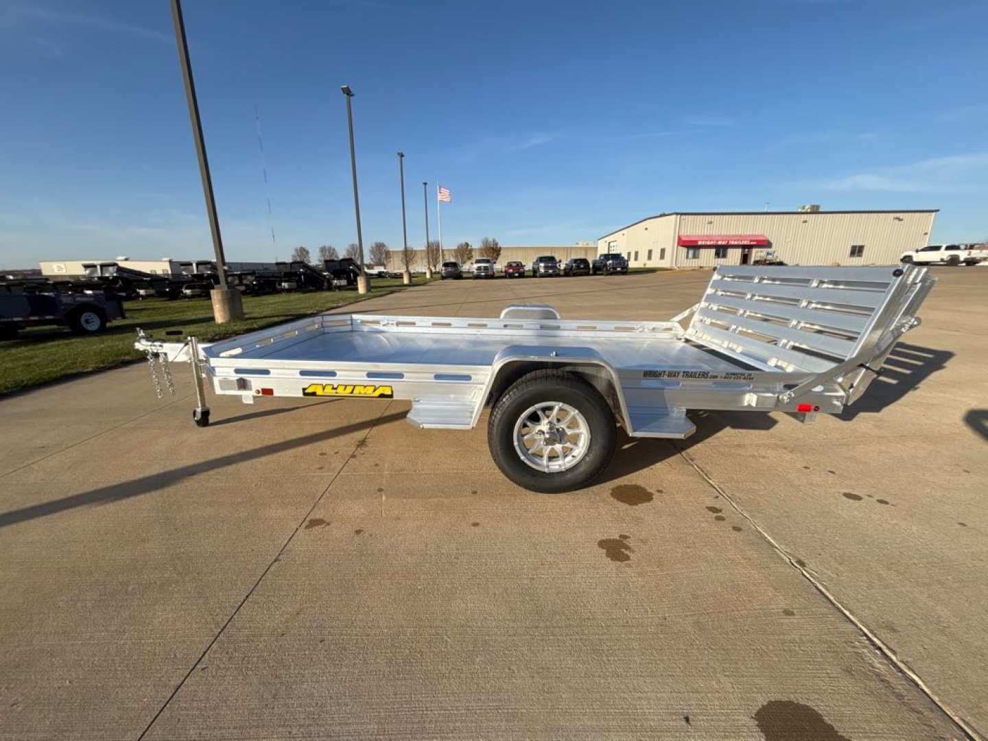 New 2026 Aluma 7712H-S-BT Utility Trailer