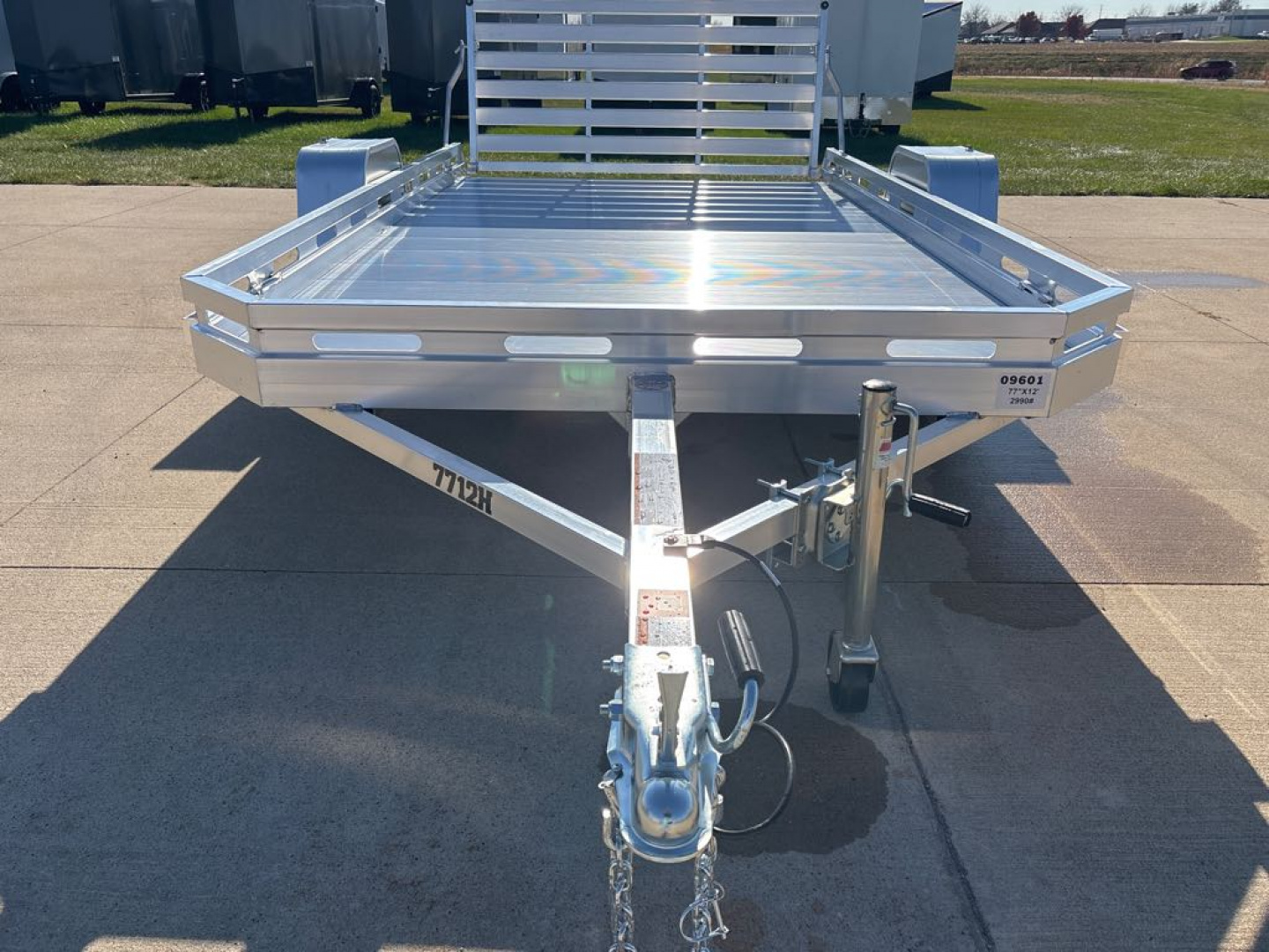 New 2026 Aluma 7712H-S-TG Utility Trailer