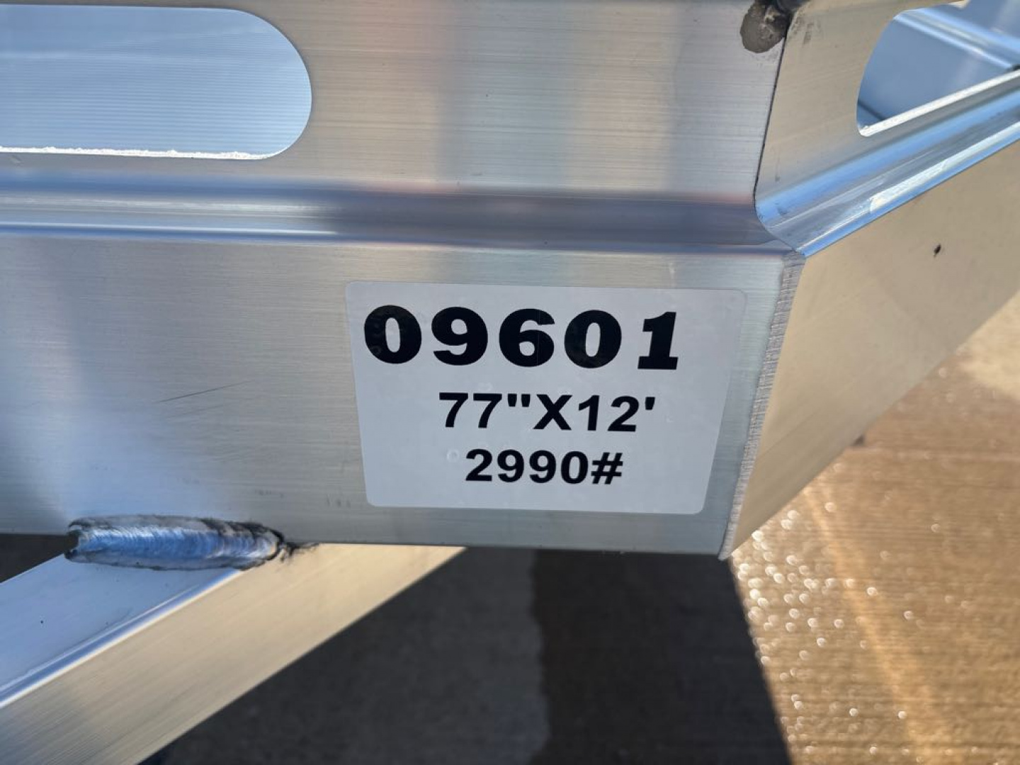 New 2026 Aluma 7712H-S-TG Utility Trailer