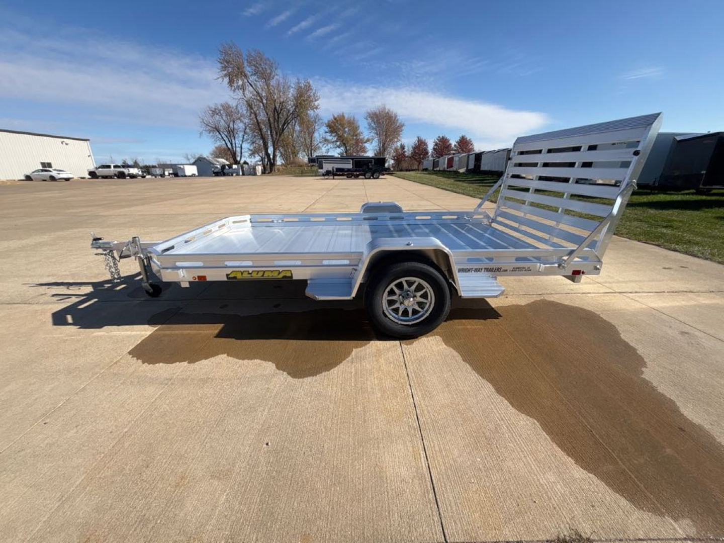 New 2026 Aluma 7712H-S-TG Utility Trailer