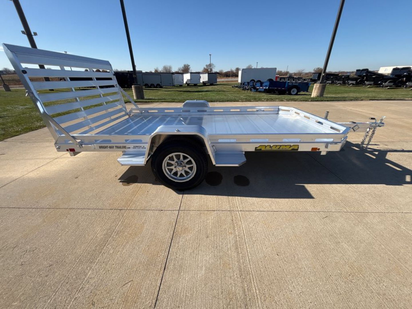 New 2026 Aluma 7712H-S-TG Utility Trailer