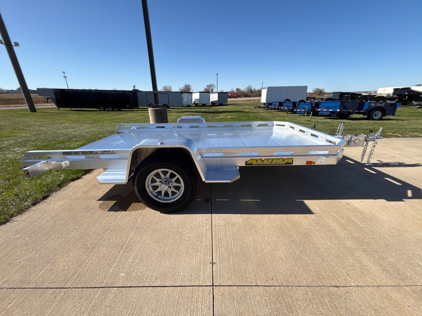 New 2026 Aluma 7712H-TILT-S Utility Trailer
