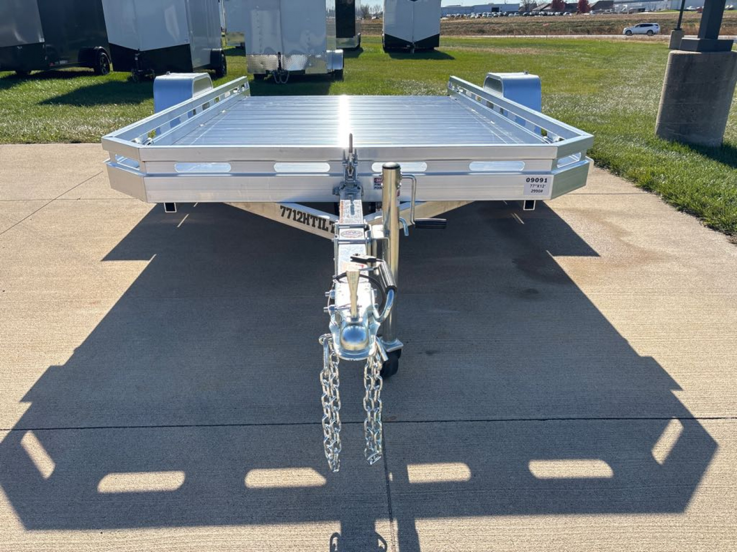 New 2026 Aluma 7712H-TILT-S Utility Trailer