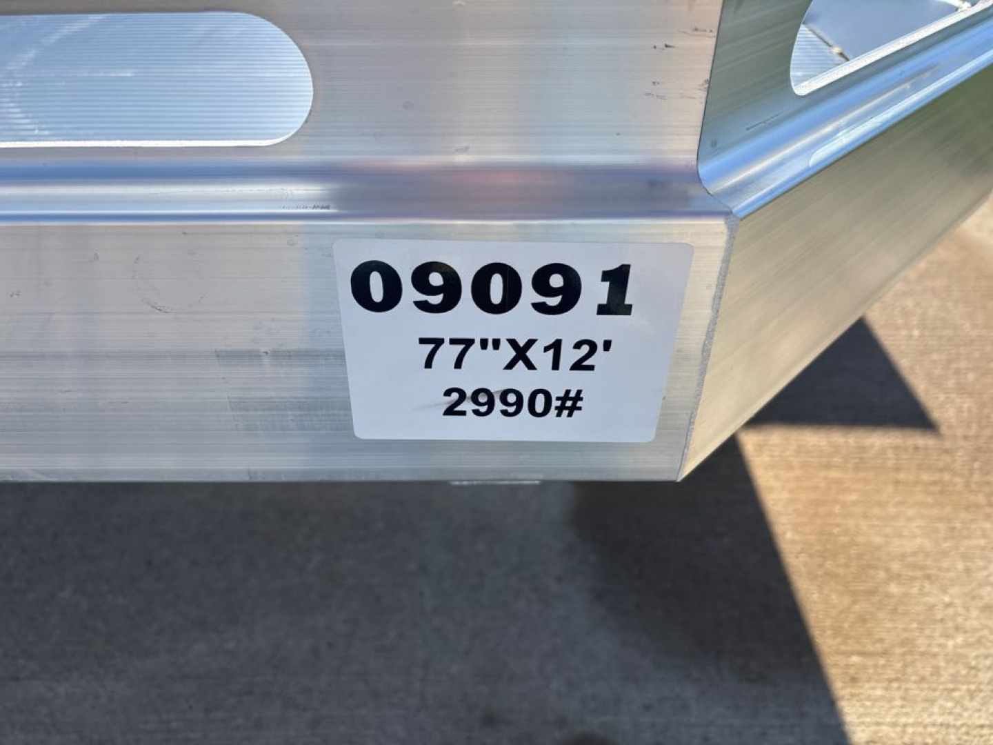 New 2026 Aluma 7712H-TILT-S Utility Trailer