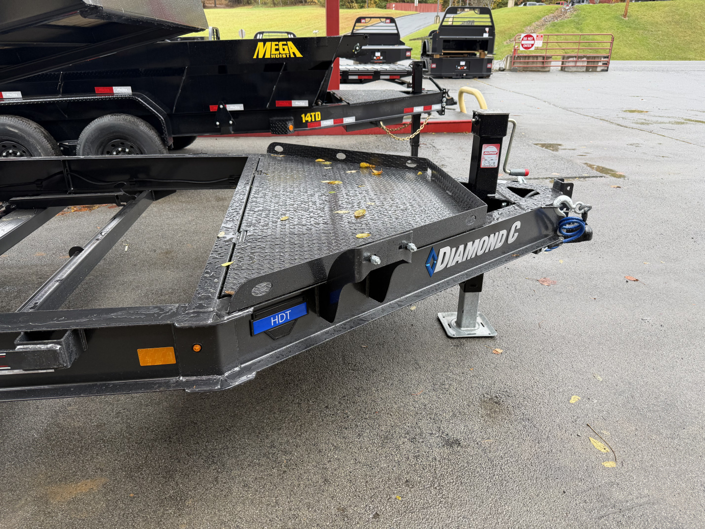 New 2026 Diamond C HDT207 FULL TILT TRAILER 14 PLY TIRES 2 SPEED 15K JACK