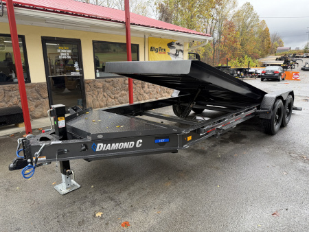 New 2026 Diamond C HDT207 FULL TILT TRAILER 14 PLY TIRES 2 SPEED 15K JACK