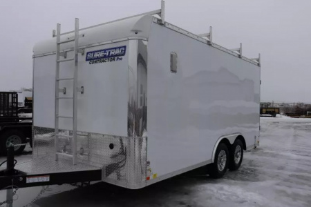 New 2025 Sure-Trac 8.5x16 10K Contractor Pro Enclosed Cargo Trailer