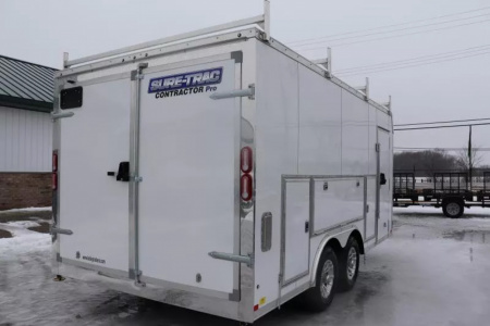 New 2025 Sure-Trac 8.5x16 10K Contractor Pro Enclosed Cargo Trailer