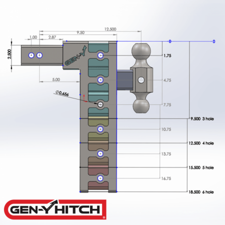 New 2026 Gen-Y Hitch GH-625 Hitches