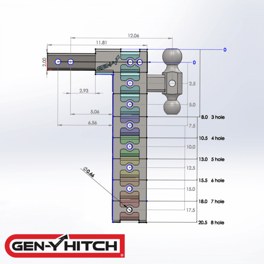 New 2026 Gen-Y Hitch GH-523 Hitches