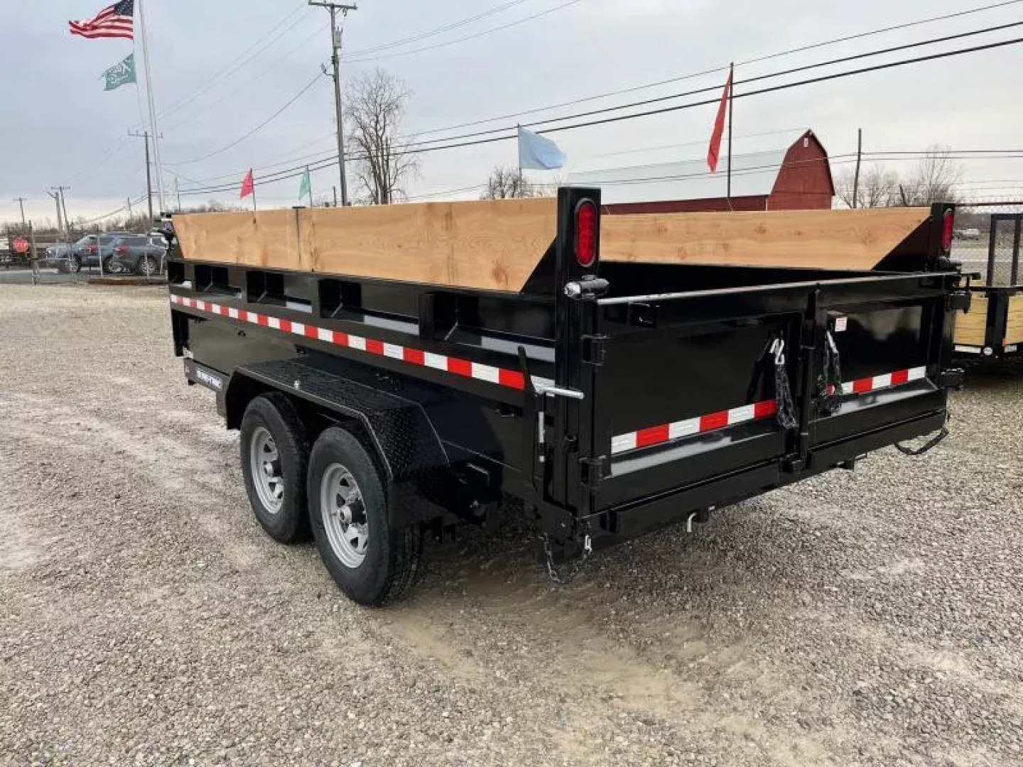 New 2026 Sure-Trac 82"x14 14K Low Pro Telescopic Pro Dump Trailer