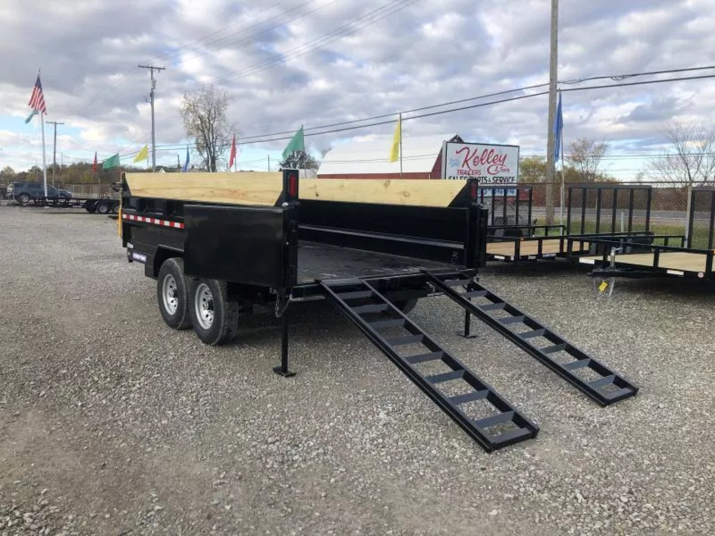 New 2026 Sure-Trac 82"x14 14K Low Pro Telescopic Pro Dump Trailer
