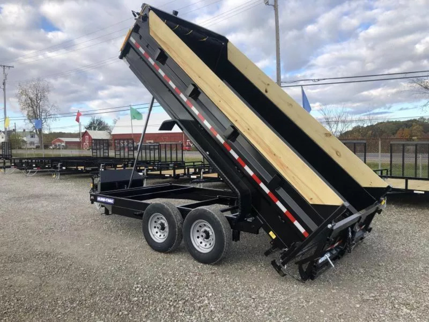 New 2026 Sure-Trac 82"x14 14K Low Pro Telescopic Pro Dump Trailer
