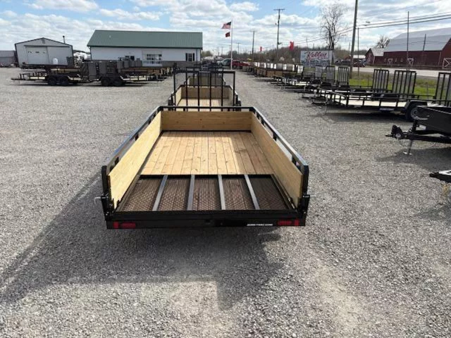 New 2025 Sure-Trac 7x14 7K 3-Board Tandem Axle Utility Trailer