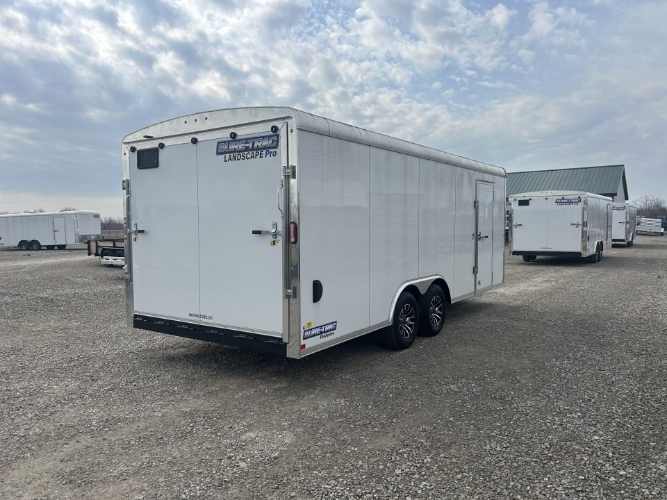 New 2025 Sure-Trac 8.5 x 20 Landscape Pro Enclosed Round Top Cargo Trailer  10K