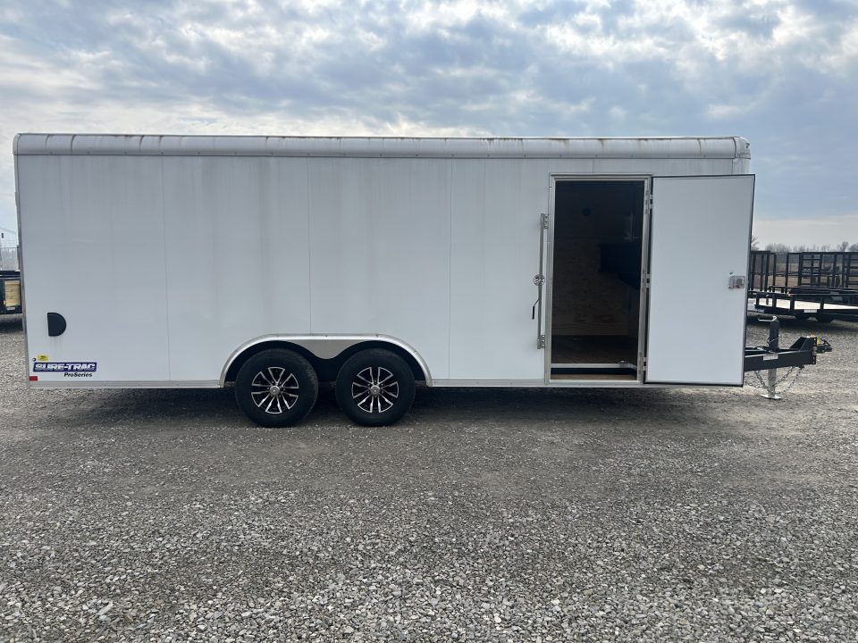 New 2025 Sure-Trac 8.5 x 20 Landscape Pro Enclosed Round Top Cargo Trailer  10K