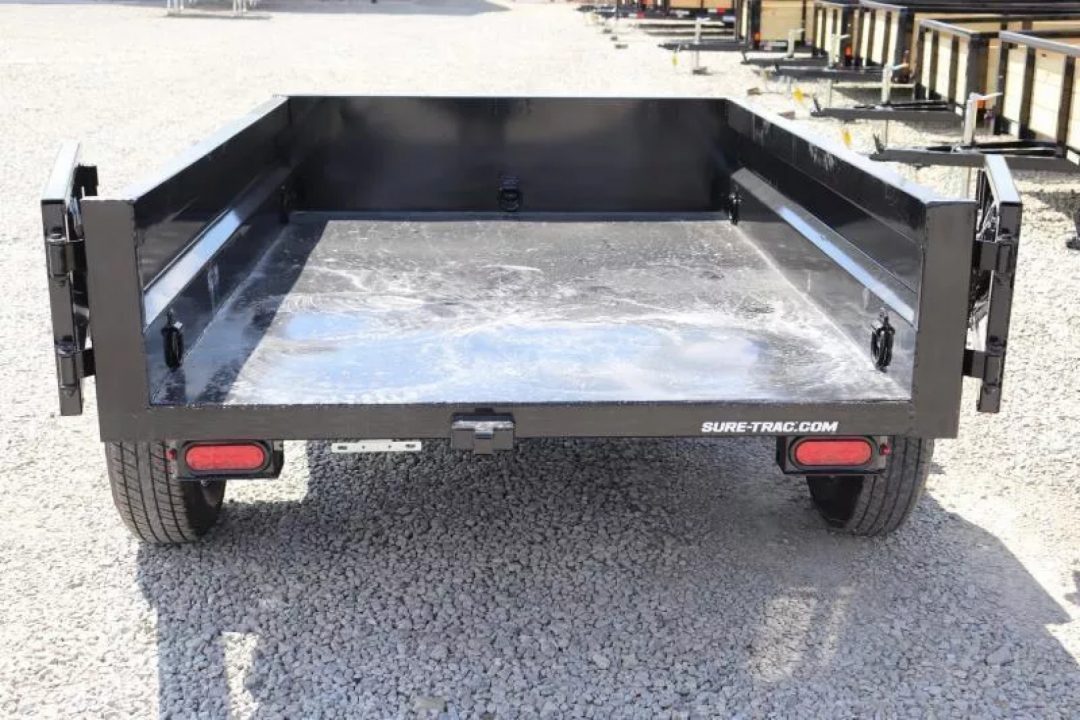 New 2026 Sure-Trac 62"x8 5K Low Pro Single Ram Dump Trailer